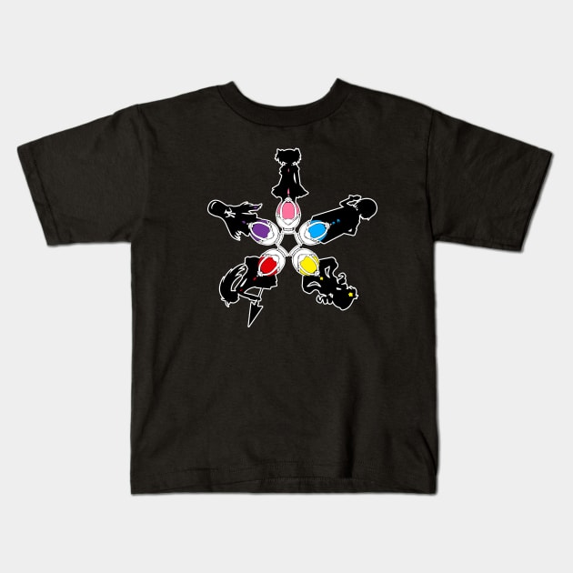 Holy Quintet Kids T-Shirt by nillusart